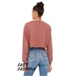 FWD Fashion Ladies' Cropped Long-Sleeve T-Shirt