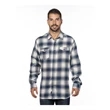 Burnside Yarn-Dyed Long Sleeve Flannel Shirt