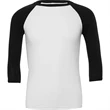 Bella+Canvas® Unisex 3/4 Sleeve Baseball Tee