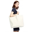 Large Canvas Shopper Tote