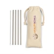 Reed Stainless Steel Straw Set