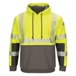 Bulwark Hi-Visibility Color Blocked Pullover Hooded Fleec...