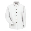Red Kap Women's Long Sleeve Poplin Dress Shirt