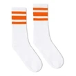 SOCCO USA-Made Striped Crew Socks