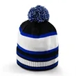 Traditional Custom Ribbed Cuff Toque with Pom