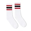 SOCCO USA-Made Striped Crew Socks
