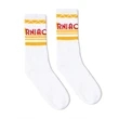 SOCCO USA-Made Striped Crew Socks