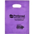 Frosted Plastic Bag  Die Cut Handle