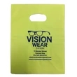 Die Cut Handle Plastic Bag Frosted - Foil print