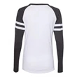 LAT Women's Fine Jersey Mash Up Long Sleeve T-Shirt