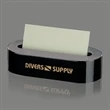 Oval Business Card Holder - Black Marble
