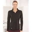 Adidas Women's Lightweight Melange Quarter-Zip Pullover