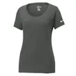 NIKE Dri-FIT COTTON/POLY SCOOP NECK LADIES' TEE