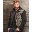 Burnside Nylon Vest with Fleece Sleeves