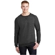 Jerzees Snow Heather French Terry Raglan Crew