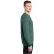 Jerzees Snow Heather French Terry Raglan Crew