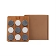 CONSTRICTOR Bamboo Tic-Tac-Toe Game with Stone Playing Piece