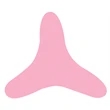 3 Sided Boomerang - Pink 189