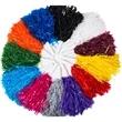 Pom Poms with Paddle for Sports Team Spirit Cheering