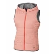 Ladies' Stripe Cora Reversible Hooded Vest