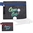 Golf Tee Kit - 2-3/4 with Printed Non-woven Pouch