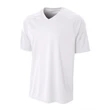 Adult Polyester V-Neck Strike Jersey with Contrast Sleeve