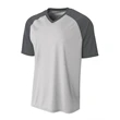 Adult Polyester V-Neck Strike Jersey with Contrast Sleeve
