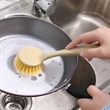 Wheat straw pot brush