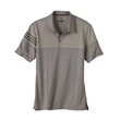 Adidas Heathered 3-Stripes Colorblocked Polo