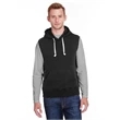 Adult Triblend Fleece Sleeveless Hooded Sweatshirt
