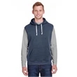 Adult Triblend Fleece Sleeveless Hooded Sweatshirt