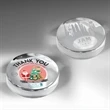 Prestige Round Glass Paperweight - 2 7/8