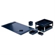 Navy Blue 8 Piece Econo-Line Leather Desk Set