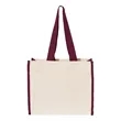 Q-Tees 14L Tote with Contrast-Color Handles