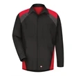 Red Kap Long Sleeve Tri-Color Shop Shirt - Long Sizes