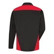 Red Kap Long Sleeve Tri-Color Shop Shirt - Long Sizes