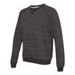 JERZEES Snow Heather French Terry Crewneck Sweatshirt