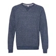 JERZEES Snow Heather French Terry Crewneck Sweatshirt