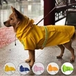 Pet Dog Raincoat With Reflective Stripe
