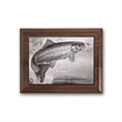 Metal Photo Plaq - Walnut Piano Finish