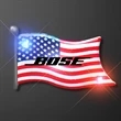 American flag flashing pins