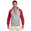 Adult 8 oz. NuBlend® Colorblock Raglan Pullover Hooded Sw...