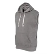 J. America Triblend Sleeveless Hooded Sweatshirt