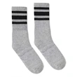 SOCCO USA-Made Striped Crew Socks