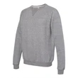 JERZEES Snow Heather French Terry Crewneck Sweatshirt