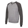 JERZEES Snow Heather French Terry Crewneck Sweatshirt