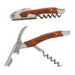 Mahogany Style Wooden Corkscrew Wine Bottle Opener