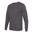 Hanes Authentic Long Sleeve Pocket T-Shirt