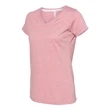 LAT Women's Harborside Melange V-Neck T-Shirt