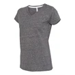 LAT Women's Harborside Melange V-Neck T-Shirt